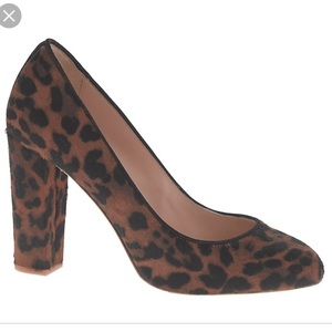 J.Crew COLLECTION Etta Leopard Heel sz 7.5